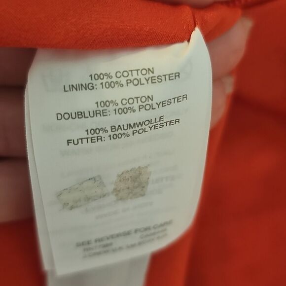 J.crew 12 Ruffle One-Shoulder Bright Poppy Red Eyelet Top - Picture 7 of 9